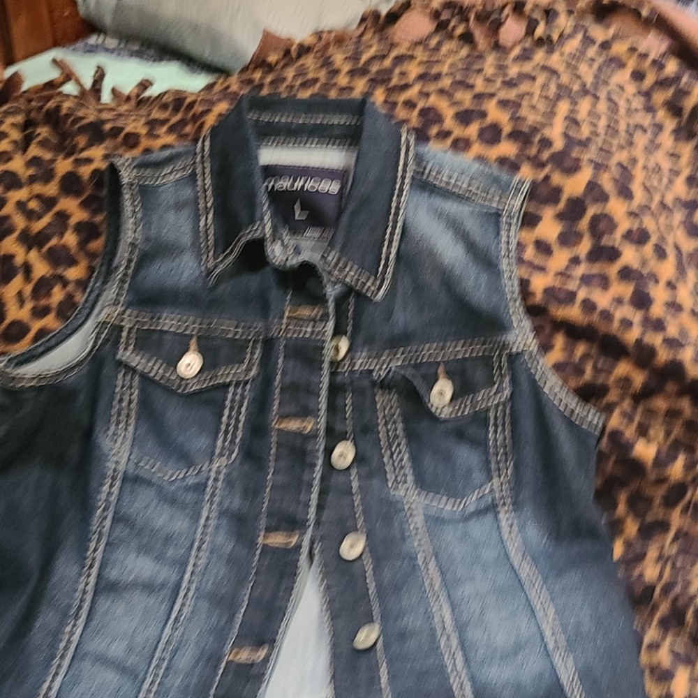 Denim vest